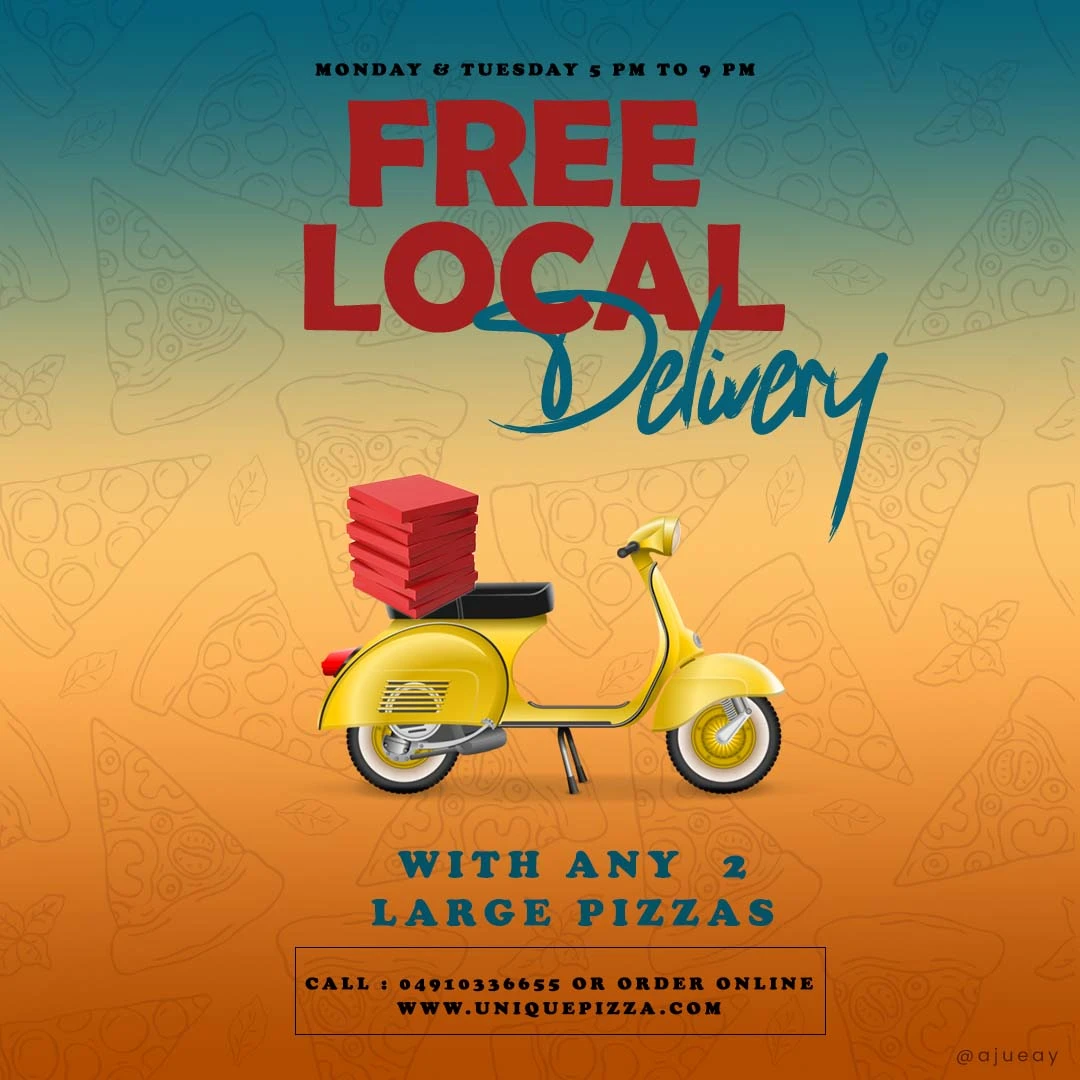 Pizza Delivery Poster
